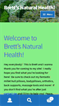 Mobile Screenshot of brettsnaturalhealth.com